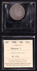 Canada 1888 50c Fifty Cent Silver Coin Queen Victoria Iccs G-4 Obv 3  925 Silver