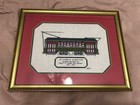 Embroidered New Orleans Streetcar  Vintage  Framed