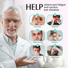 Cordless Heated Eye Mask For Dry Eyes  Warm Eye Compress  Black