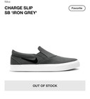 Nike Sb Solarsoft Charge Slip-on Gray Canvas Skate Shoes Ct3523-002