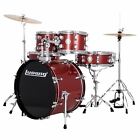 Ludwig Lc19514 Accent Drive 5-piece Complete Drum Set  Red Sparkle