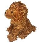 Dan Dee Collectors Choice Puppy Dog Plush Shaggy Curly Soft Brown Stuffed 10   guc