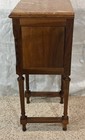 Antique French Wood Marble Top Cabinet nightstand To Hide Chamberpot 1880-1910