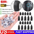 60pcs Rubber Tire Nail Repair Kit Screw In Tire Plugs For Car Truck Suv Van Usa