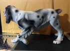 English Setter Porcelain Figurine Keramos Vienna Austria W  Stamp      Mark 1950s