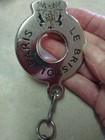 Vtg Le Bristol Paris Hotel Signature Keychain key Rare Faub St Honore Fontaine