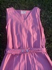 Vtg 1930s Aldrich   Aldrich Athletic Uniform Sport Gym Outfit 2 Antique Red Pink