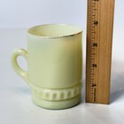 Binghamton Ny New York Uranium Custard Souvenir Antique Glass Trinket Cup