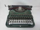 Vintage 1939 Green Corona 4 Portable Typewriter With Case -see Description