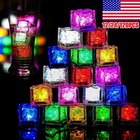 120pcs Led Light Ice Cubes Waterproof Luminous For Party Wedding Home Decoration