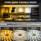 8 Pcs Under Cabinet Lighting Kit  Bright Under Cabinet Lights  Flexible Led Stri