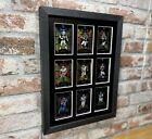 Wall Mounted Black Wooden Sports Pokemon Trading Card Frame  holds 9 One Touch 