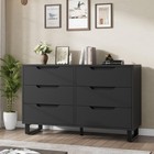 Modern 6 Drawers Dresser For Bedroom  vertical Storage Dresser Chest Of Drawers