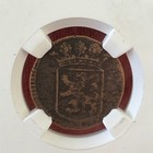          New York Penny - 1750 - Duit - Netherlands - Dutch East Indies - Ngc - Voc