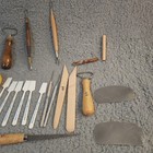 Lot Of 20  Vintage Ceramic Pottery Clay Sculpting Modeling Tools