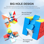 Moyu Meilong 3x3 Speed Magic Cube Stickerless Smooth Fast Brain Teaser Gift Kids