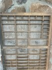 Antique Vintage Wooden Printers Drawer Hamilton Letterpress Shadow Box Tj6