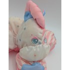 Fisher Price Puffalumps Pony Horse Pink Blue White Striped Vintage Plush 1991