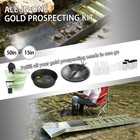 37pcs Complete Gold Panning Kit With 50  Sluice For Gold Mining    adults Alumi   