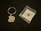 Vintage Apple Macintosh Rainbow Multi-color Computer Logo Key Chain   Lapel Pin