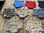 Lot Of 10 Hanna Anderson Training Underwear Xs 80 90 Blue Reds