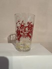 Davy Crockett - Large Drinking Glass With Red And Yellow Lettering  1950s