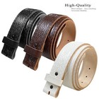 Bs085-new Genuine Full Grain Engraved Leather Belt Strap 1-1 2  38mm  Wide