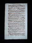 1732 Antiphonal Leaf Page Saint Joseph Confessor Catholic Sheet Music Bible Vgc