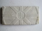Antique 6  X 3  Moulded Majolica Art Decor Border   Slip Tile - J H Barratt