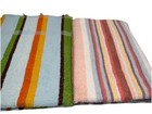 Vtg Beach Towel Sheet Stripe Lot 2 Retro No Tags 70s 80s