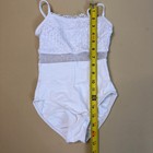 So Danca Girls White Lace Camisole Dance Leotard Size M1 Ballet Gymnastics