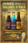 Fallout Nuka Cola Jones Soda 3-pack Quantum Grape Sunset Sarsaparilla Limited Ed
