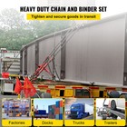 G80 Ratchet Binder 5 16 -3 8  Load Binders 22000 Lb W  21  Chains 4 Pack