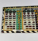 Vtg 1999 Glass Slot Machine Decorative Panel 20 5 X 9 75 Double Diamond Mirror