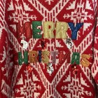 Soft Fuzzy Ugly Christmas Sweater Holiday Time Embellished Colorful Sz Xl 16-18