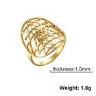 Yoga Shri Chakra Adjustable Ring Yantra Mandala Hindu Meditation Symbol Amulet