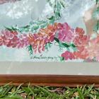 Seated Halau Hula Dancer By Diana Hansen Young Print Frame Signed 1990 Koa