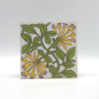 Arts   Crafts Dutch Tile Hand Painted Honeysuckle Design W  Morris Style C1900