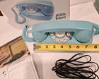 Vintage Princess Phone Aqua Blue Crosley 2003 Cr-59 Touchtone Push Button Tested