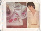 Vintage Mccalls 6546 Embroidery Transfer Pattern 29 Design Motifs Blue Transfers