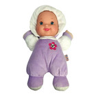 Goldberger Babys First Doll Minky Soft 11  Plush Lovey Baby Rattle Stuffed Toy