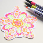 Sakura Pen-touch Paint Markers - Permanent Marker Pen - Assorted Fluorescent Col