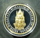 2017 Canada  25 1 Oz Proof Silver Gilt - Great Seal Of Canada - 6000 Minted 