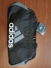 Adidas Diablo Small Ii Duffel Bag Gym Locker Travel Logo Black Grey M216983 New