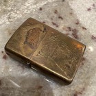 Vintage Zippo Lighter Vietnam War Dongha 67-68 Love   Peace Military Theme