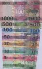 South Sudan Set 8 Pcs 1 5 10 20 50 100 500 1000 Pounds Random Date P 6 - 13 Unc