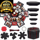 Koogel Explosion 9 84 X 14 56 X 0 59 Inches  Holds Up To 36 Photos  Black 