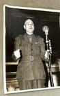 Vintage Wwii Military Officer Ckwx Radio Broadcast 8 X 10 Press Photo