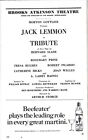 Tribute Playbill  Jack Lemmon  Rosemary Prinz  Haines  Cast Signed  Nyc  1978