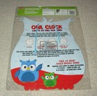 Tell The Time Owl Clock Smibo Educational Ages 3  Approximately 9 5  X 11  New